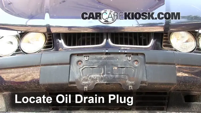 1995 BMW 540i 4.0L V8 Oil Change Oil and Oil Filter